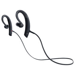 Sony MDR-XB80BS Extra Bass Bluetooth Splash Resistant Wireless Sports In-Ear Headphones with Built-In Mic, Remote & Volume Control Black